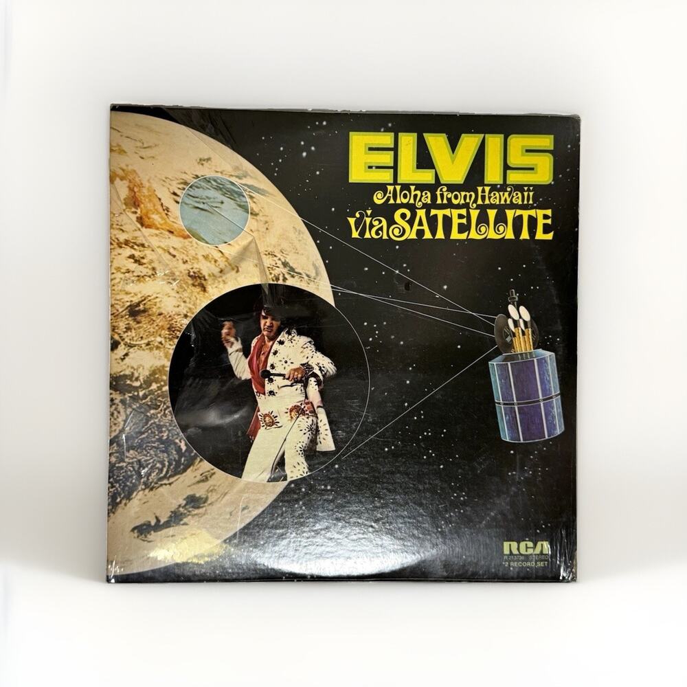 Elvis - Aloha from Hawaii Via Satellite 2LP Vinyl Stereo RCA 1973 R 2137